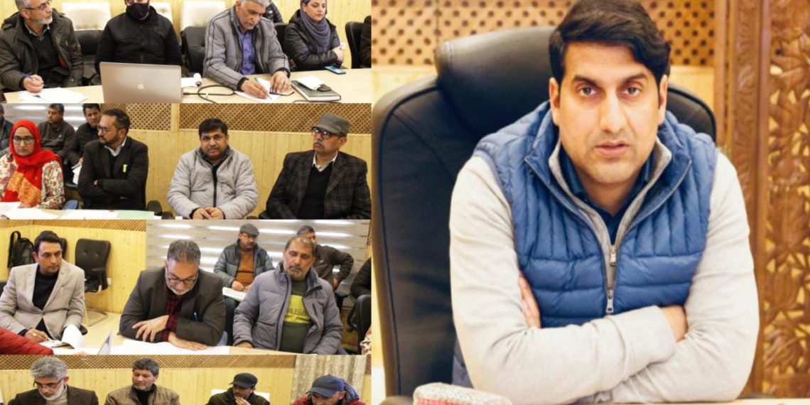 DC Srinagar reviews physical and financial progress under R&B, Education, PHE and Health Sectors