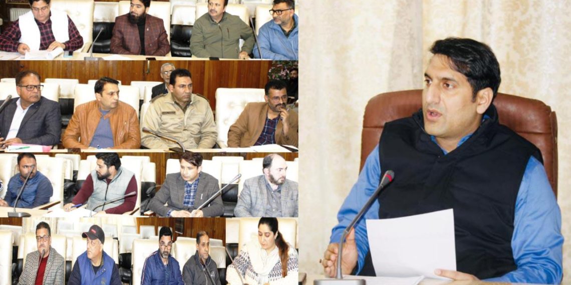 DC Srinagar reviews progress of City Action Plan under National Clean Air Programme (NCAP)