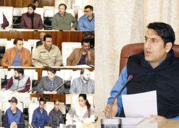 DC Srinagar reviews progress of City Action Plan under National Clean Air Programme (NCAP)