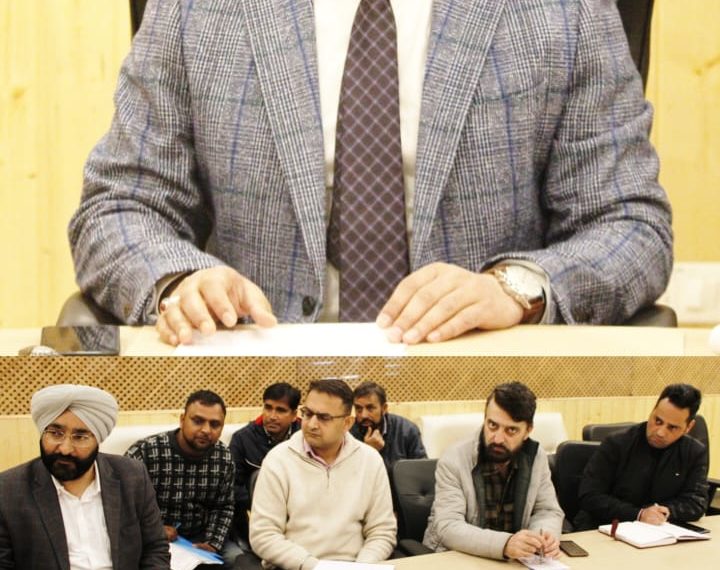 DC Srinagar reviews progress of works on Highway Projects in the District