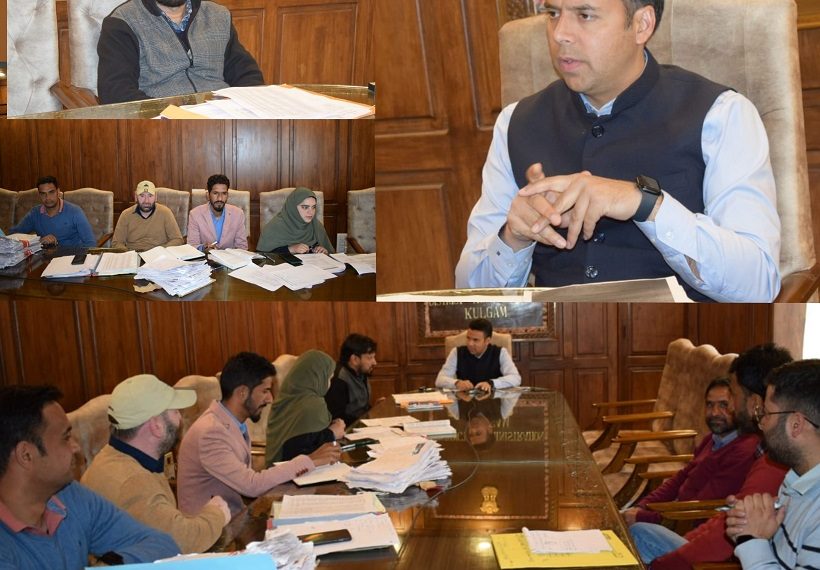 DC Kulgam chairs SFCAC meet; sanctions 190 cases of child sponsorship cases