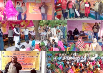 DIPR Samba conducts awareness camps on government schemes