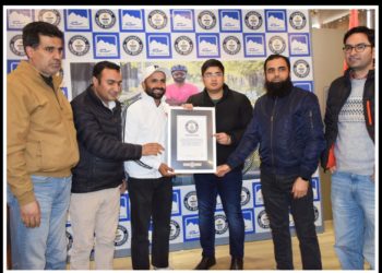 Dir Tourism felicitates Guinness Record holder cyclist