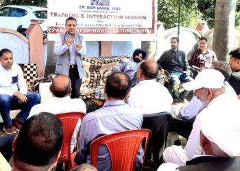 Director Horticulture Jammu launches Fruit Plantation Drive at Akhnoor