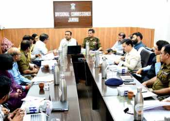 Div com chairs 14th board meeting of Jammu Smart City Limited