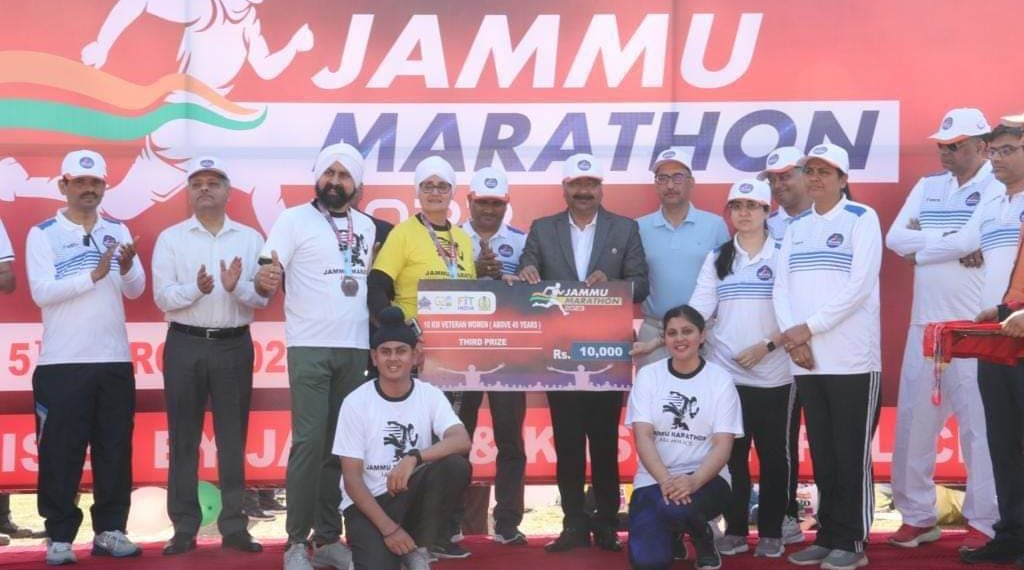 Jammu Marathon witnessed overwhelming participation; 4000 athletes in 11 categories participated