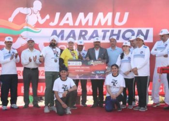 Jammu Marathon witnessed overwhelming participation; 4000 athletes in 11 categories participated