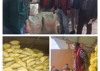 Huge quantity of subsidized urea seized from Plywood Industry at Lassipora Pulwama