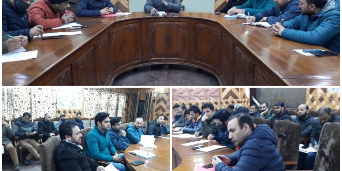 ADC Kupwara chairs Revenue Officers meeting at Kupwara