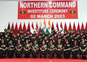 TO HONOUR BRAVE & GALLANT SOLDIERS OF NORTHERN COMMAND INVESTITURE CEREMONY HELD AT MATHURA