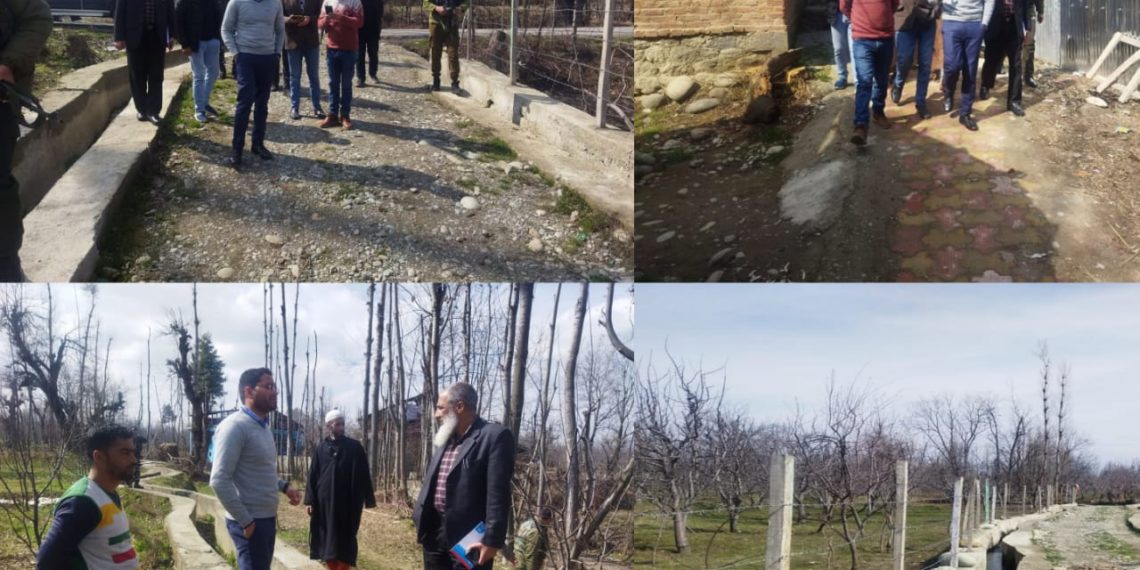 DDC Shopian visits Keegam Block; inspects progress of developmental works