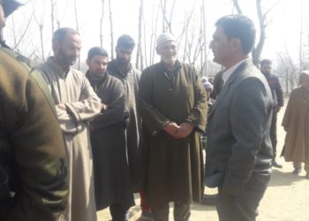 Mohammad Amin Shah implies Mr Shyambir (IAS) his visited to Guzhama Ganderbal where locals demanded bridge, ration depot and road