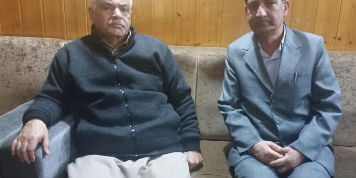 Ashok Koul and Mohammad Amin Shah met at Srinagar, party cadre asked to boost their energy for oppressed people of J&K and for real democracy