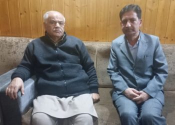 Ashok Koul and Mohammad Amin Shah met at Srinagar, party cadre asked to boost their energy for oppressed people of J&K and for real democracy