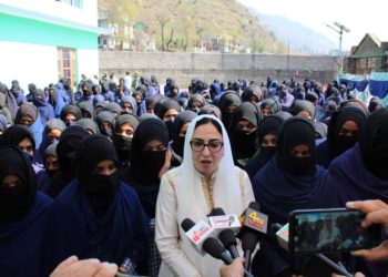 Dr Darakhshan Andrabi laid foundation stone for Waqf Office Complex at Poonch, inspected many educational institutions, held many meetings