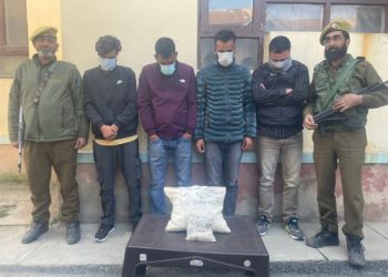 Sarpanch including 4 Drug Peddlers arrested in Pattan Singpora