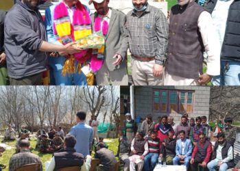 Kangan Constituency of BJP unit Ganderbal held its Booth Samilan at Thune Kangan.