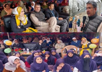 DDC Vice chairman visits KGBV Potushai Lolab, inspects ongoing work,interacts with girl students