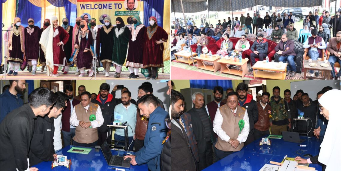 Dr. V.K Saraswat visits ATL at GBHSS Manigam