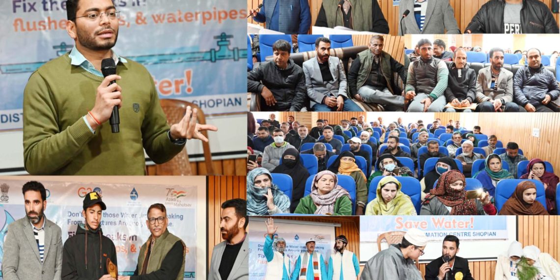 JJM: Jal Shakti, Information departments organise ‘World Water Day’ celebrations at Shopian