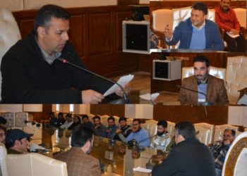 DC Kulgam interacts with media persons