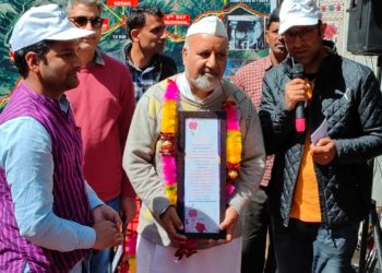 Kashmir Writers Association demands opening of Sharda Peeth in Pakistan-occupied Kashmir during impressive event at Sharda Temple inauguration