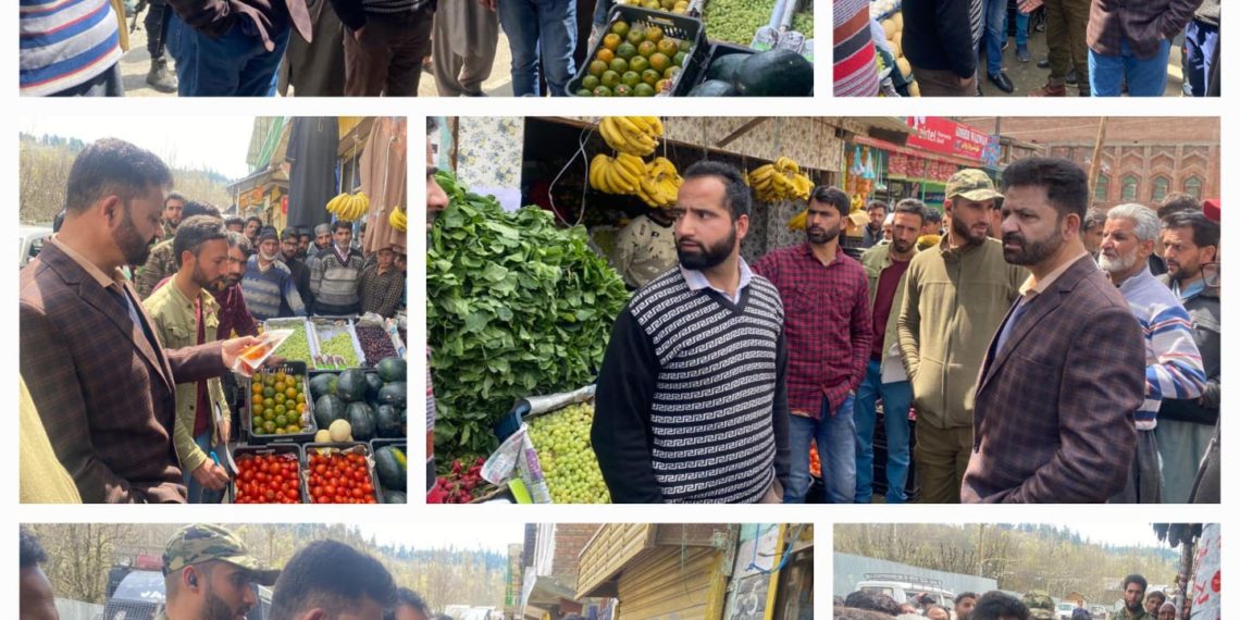 Market checking held at Zachaldara