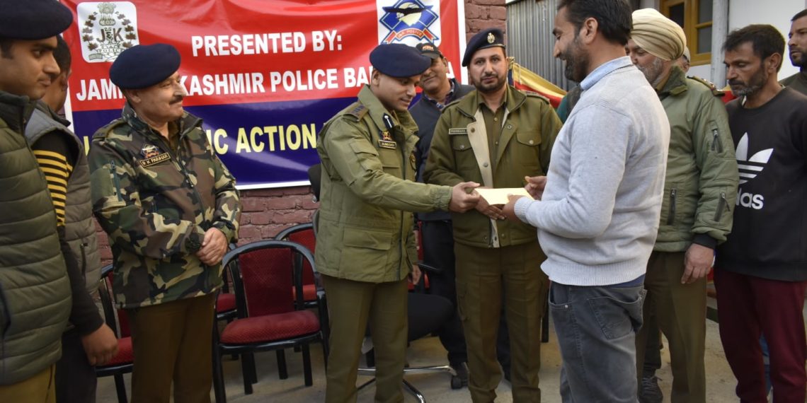 SSP Baramulla Amod Ashok Nagpure interacted with students of Blind School Sangri Baramulla