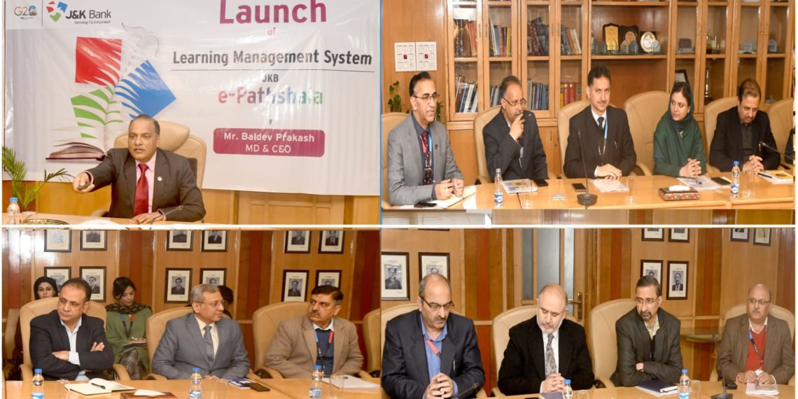 J&K Bank MD & CEO launches Banks e-Pathshala