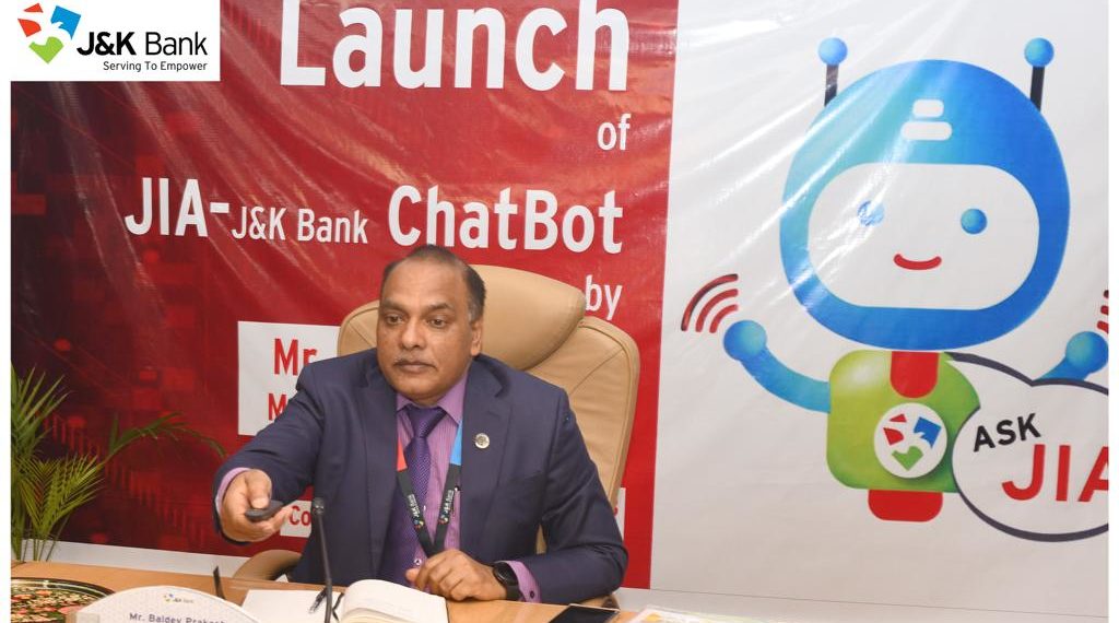 J&K Bank launches JIA – its AI-enabled Chatbot