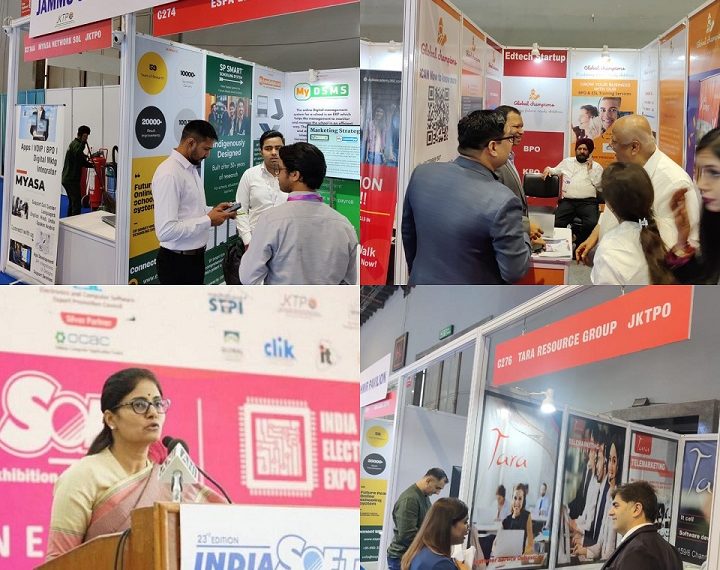JKTPO Participated in 23rd Edition of IndiaSoft at Pragati Maidan