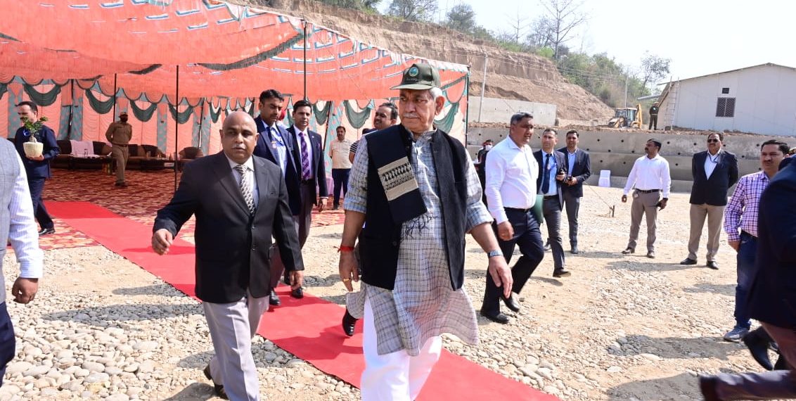 Lt Governor conducts on-site inspection of key projects in Jammu