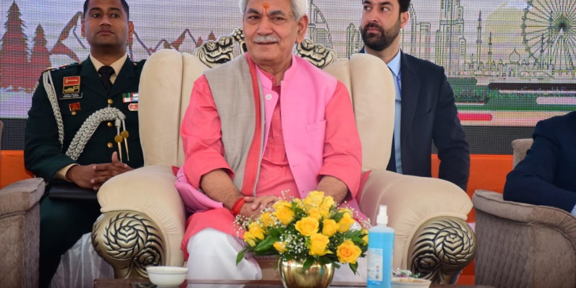 Lt Governor lays the foundation stone for Mall of Srinagar by Dubai’s Emaar