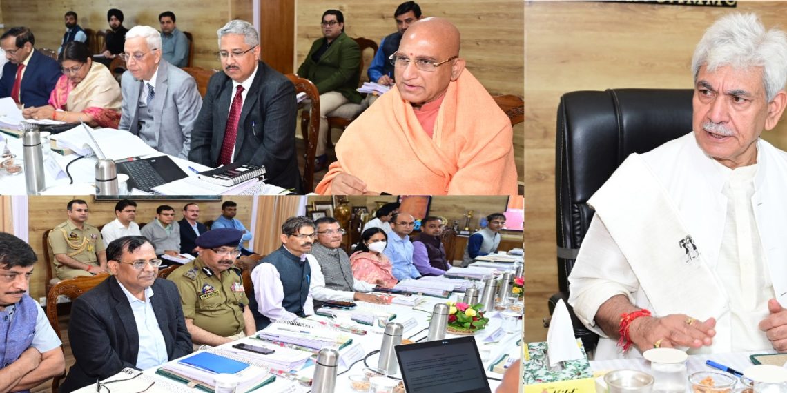 Lt Governor chairs the meeting of Shri Amarnathji Shrine Board