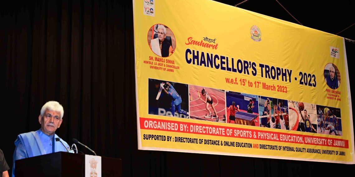 Lt Governor inaugurates Chancellor’s trophy at Jammu University