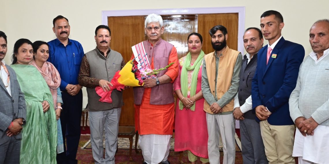 PRI Representatives from Udhampur, several deputations call on Lt Governor