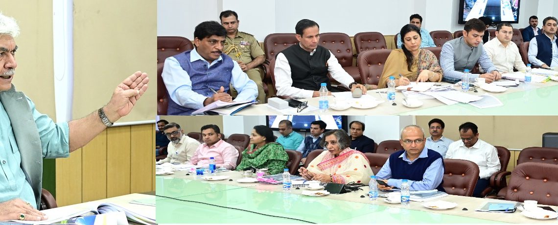 Lt Governor chairs review meeting of the Department of Industries & Commerce