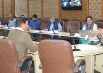 Dr Samoon reviews filling up of vacancies of gazetted, non gazetted officers in SDD