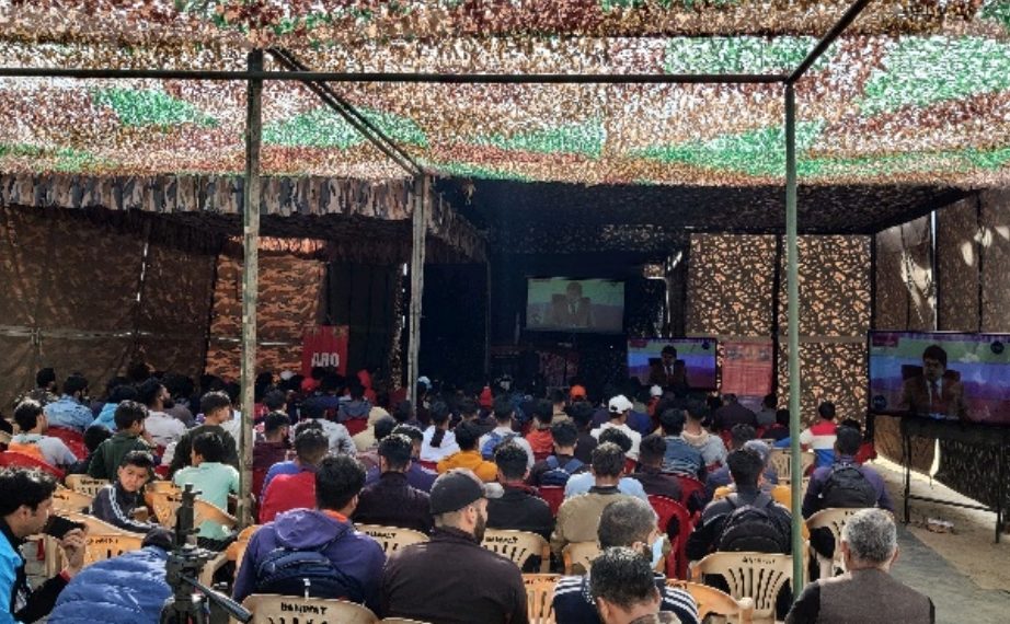 ARO SRINAGAR ORGANISES TALK ON AGNIVEER SCHEME AT PANZGAM FOR FIRST TIME