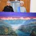 Renowned Artist & Painter KK Gandhi presents special Live Painting to Lt Governor
