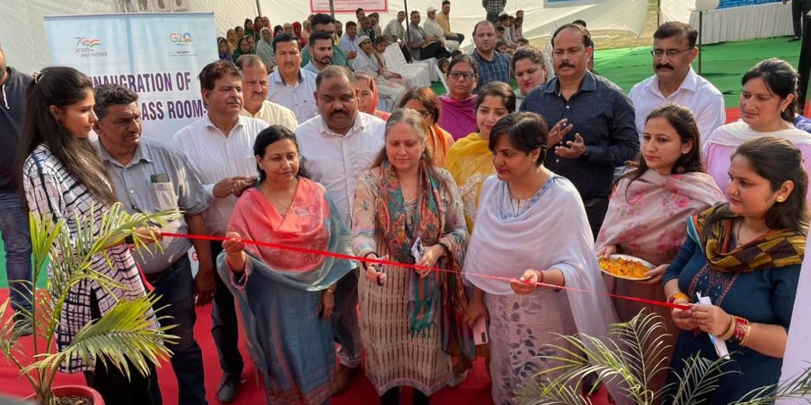 Sheetal Nanda inaugurates Smart Classrooms in Govt Schools of Samba