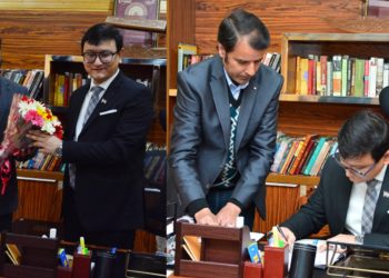 Minga Sherpa assumes charge as Director Information