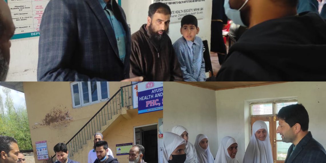 ADC Ganderbal pays surprise visit to PHC Shuhama, GHS