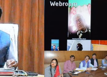 CS virtually participates in panchayat level convergence meetings held across the UT