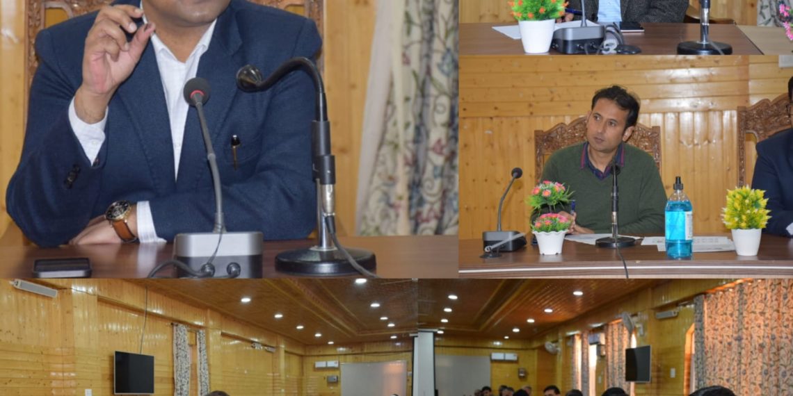 DC B’pora reviews enrollment for registration under PMJJBY/PMSBY