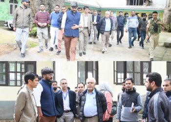 DC Gbl inspects arrangements for Youth Entrepreneurship Festival at GDC 
