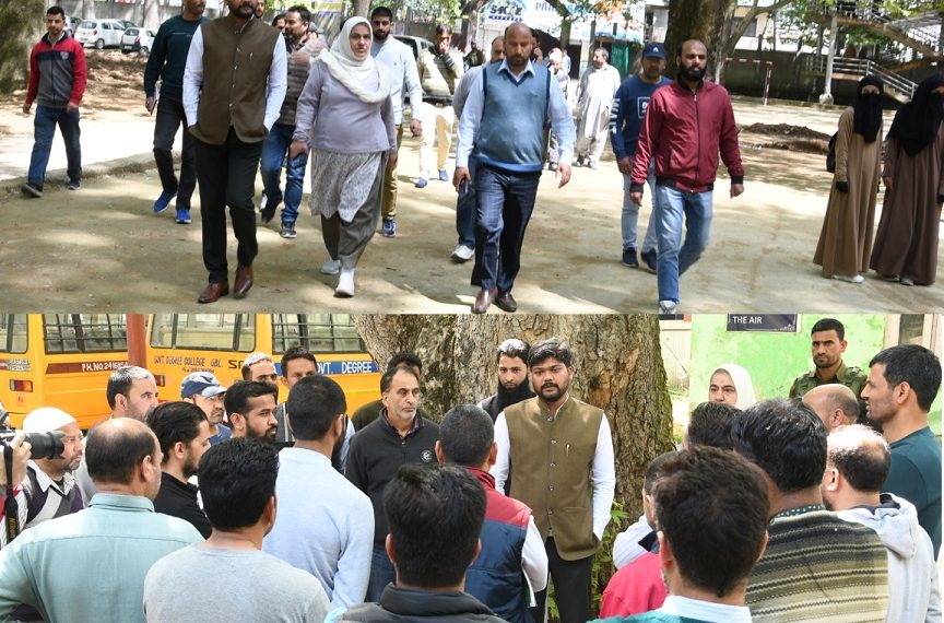 DC Ganderbal visits proposed venue for Youth Entrepreneurship Festival