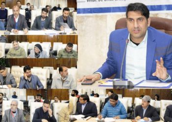 DC Srinagar chairs District Level Consultative Committee Meet