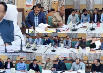 DDC Kupwara chairs DLRC/DCC meeting