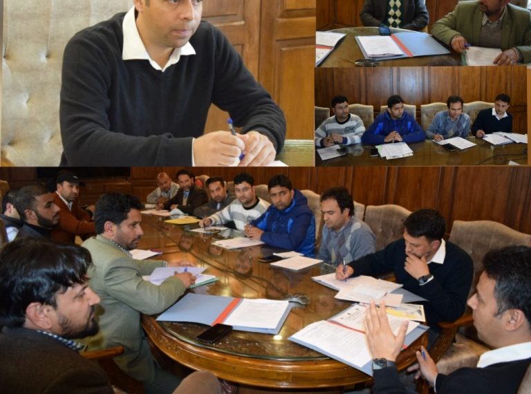DEO Kulgam reviews preparedness for Special Summary Revision of Photo Electoral Rolls